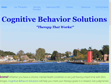 Tablet Screenshot of cognitivebehaviorsolutions.com